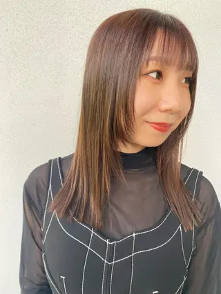 ロング LUVISM新潟🎀 透明感カラー/ミユのヘアスタイル