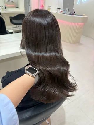 セミロング カラー 💟RINNA 艶カラー💟のヘアスタイル