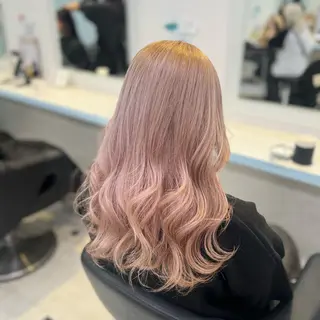ロング カラー 暖色🩷透明感カラー ♡Maika♡のヘアスタイル