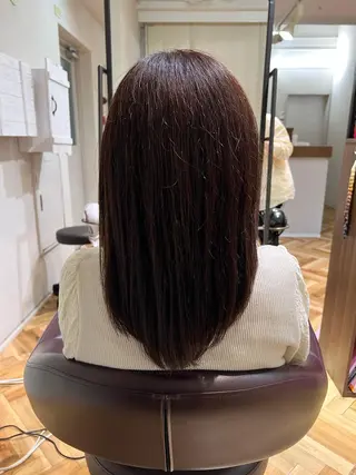 セミロング カラー 🌞レイヤー×カラー 前川那津美🌞のヘアスタイル