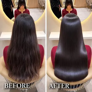 ロング カラー 美髪縮毛矯正✨🫧 レイヤー川村利幸のヘアスタイル