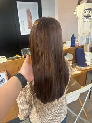 ロング カラー はっとり ななせのヘアスタイル