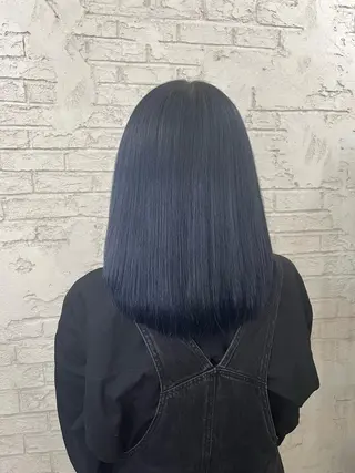 ミディアム カラー 🪽髪質改善縮毛矯正 🤍MIU🤍のヘアスタイル