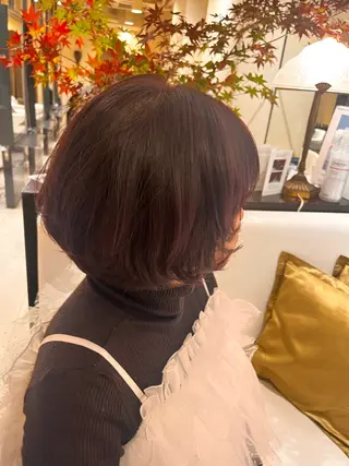 ミディアム 柴田 葉月のヘアスタイル