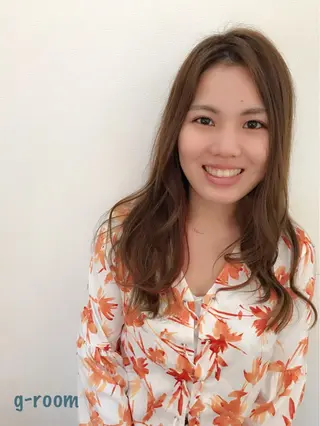 ロング カラー 大山 雅矢のヘアスタイル