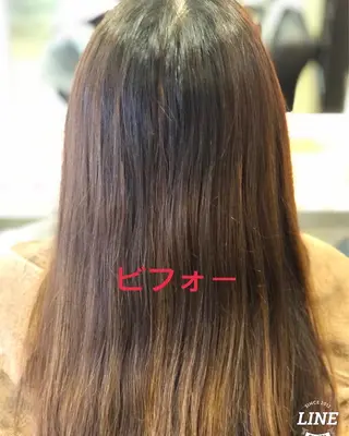 セミロング カラー 織田 英之のヘアスタイル