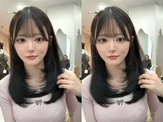 ミディアム カラー 香月 元希のヘアスタイル