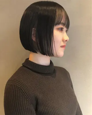 ミディアム カラー yajima Moemiのヘアスタイル