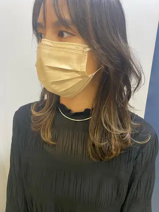 セミロング 西尾 隆介のヘアスタイル