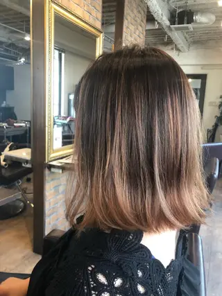 ミディアム カラー 美髪・艶髪特化美容師 RYOJIのヘアスタイル