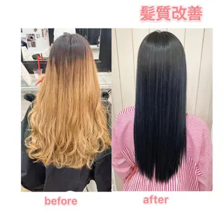 ロング カラー 髪質改善 RYOのヘアスタイル