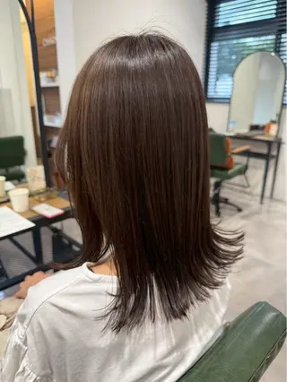 カラー kanae🫧 ｜透明感カラー｜平尾のヘアスタイル