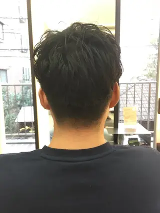 パーマ メンズ 佐川 友里のヘアスタイル