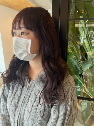 ロング カラー LUVISM新潟🎀 透明感カラー/ミユのヘアスタイル
