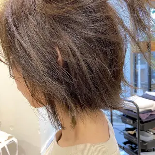 ショート カラー ヘアアレンジ 【ダメージレス施術】 【透明感】北村 拓也のヘアスタイル