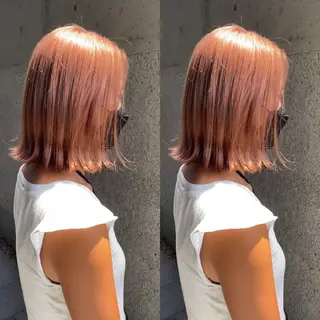 ミディアム 🌿レイヤー/ブリー チ/🌿JINのヘアスタイル