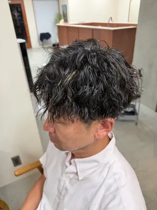 メンズ 縮毛矯正モデル募集中 SORAのヘアスタイル