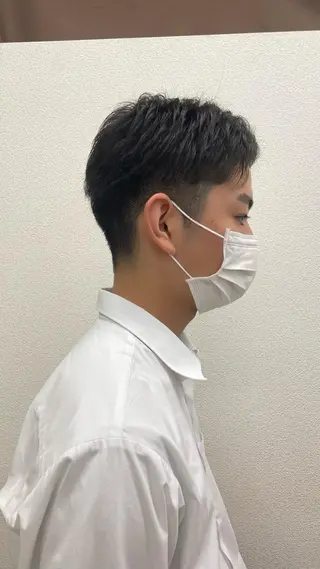 ショート メンズ もりたみかこ 美容師お休み中のヘアスタイル