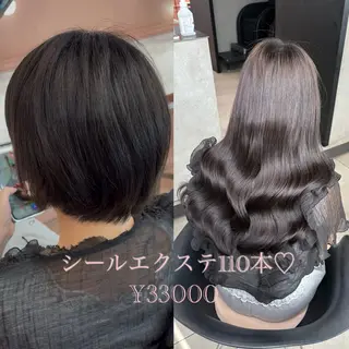 ロング 大阪 / ハイトーン/エクステのヘアスタイル