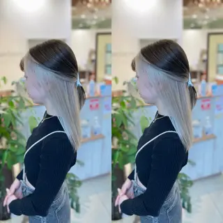 セミロング Y Uのヘアスタイル