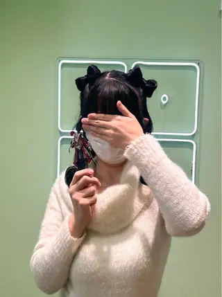 ヘアアレンジ 💖韓国カラー エクステmikotoのヘアスタイル