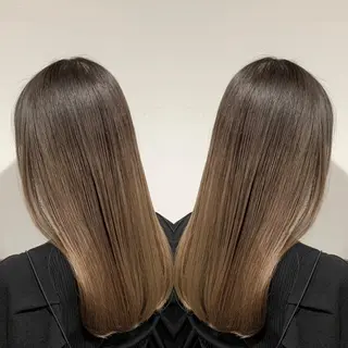 セミロング カラー ヘアアレンジ 新宿御苑前/ボブ 髪質改善Ryuseiのヘアスタイル