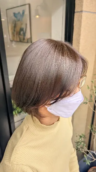 ショート カラー 横馬場 りこのヘアスタイル