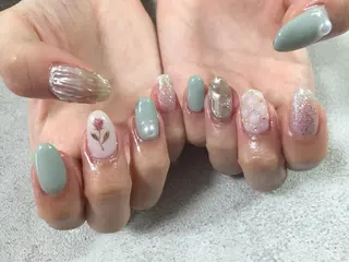 ネイル kiki nail &brow二子玉川のネイルデザイン