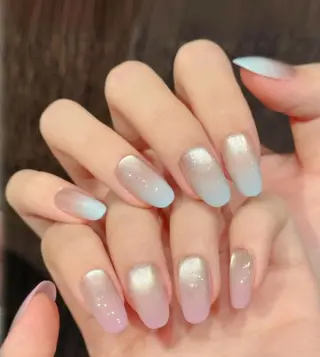 ネイル H3 Nail Tsuki🦋💙のネイルデザイン