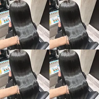 カラー 艶髪×透明感カラー もかのヘアスタイル