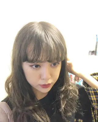 ロング カラー 河島 裕樹のヘアスタイル