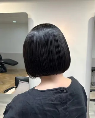 ショート 🎀クロスパーマ／ ボブ🎀MOMONAのヘアスタイル