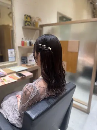 ヘアアレンジ chihiro 🐰 髪質改善/透明感🫧のヘアスタイル