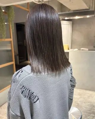 ミディアム 伊藤 愛里のヘアスタイル