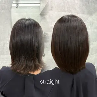 ミディアム Riho/髪質改善/ 透明感カラー🥣🤍のヘアスタイル