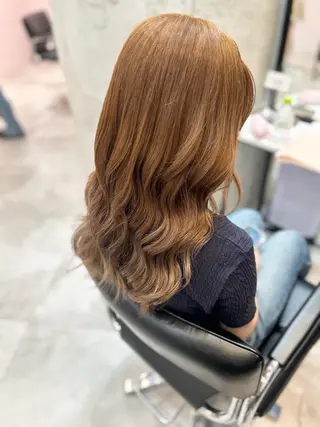 ロング 艶髪特化矯正カット ✨️MOMOEのヘアスタイル