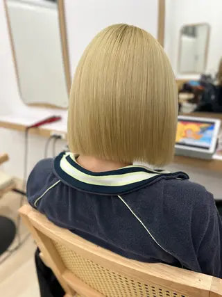 ショート 渋谷 縮毛矯正 髪質改善 今泉ひろきのヘアスタイル