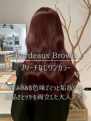 ロング カラー ナチュラルカラー/ ハイトーン AMIのヘアスタイル