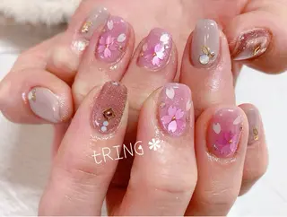 ネイル tRING＊ しいの木台のネイルデザイン