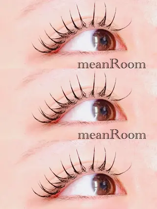 マツエク・マツパ mean Roomのマツエク・マツパデザイン
