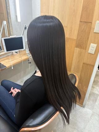 ロング 白鳥 正孝のヘアスタイル