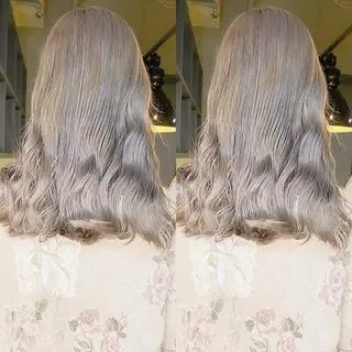 セミロング カラー yoriダブルカラー 代表すがわらのヘアスタイル