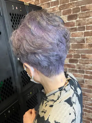 セミロング カラー パーマ ヘアアレンジ メンズ キッズ ネイル マツエク・マツパ アイブロウ 久木原 ゆりのヘアスタイル