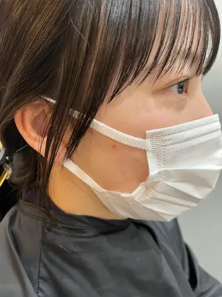 ロング カラー パーマ ヘアアレンジ メンズ キッズ ネイル マツエク・マツパ アイブロウ 久木原 ゆりのヘアスタイル