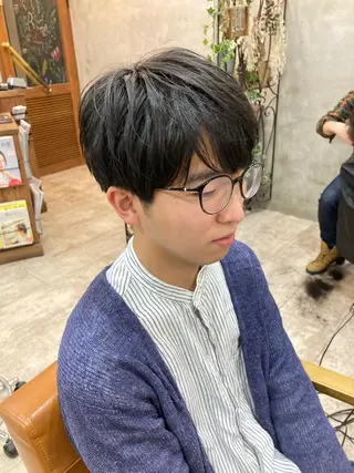 ヘアアレンジ メンズ カット スパのヘアスタイル