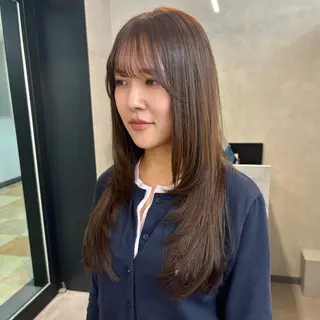 ロング カラー アヤカ foto 武蔵小杉のヘアスタイル