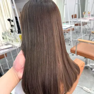 ロング カラー ヘアアレンジ ブリーチなしカラー /新百合ヶ丘/安形翔のヘアスタイル