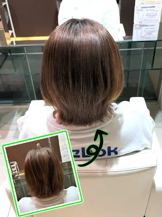 ミディアム 鳥田 勇のヘアスタイル