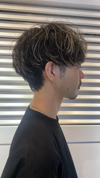ショート メンズ 西村 晃一のヘアスタイル