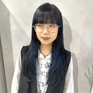 パーマ デザインカラー/パー マ🦖外岡咲希🦖のヘアスタイル